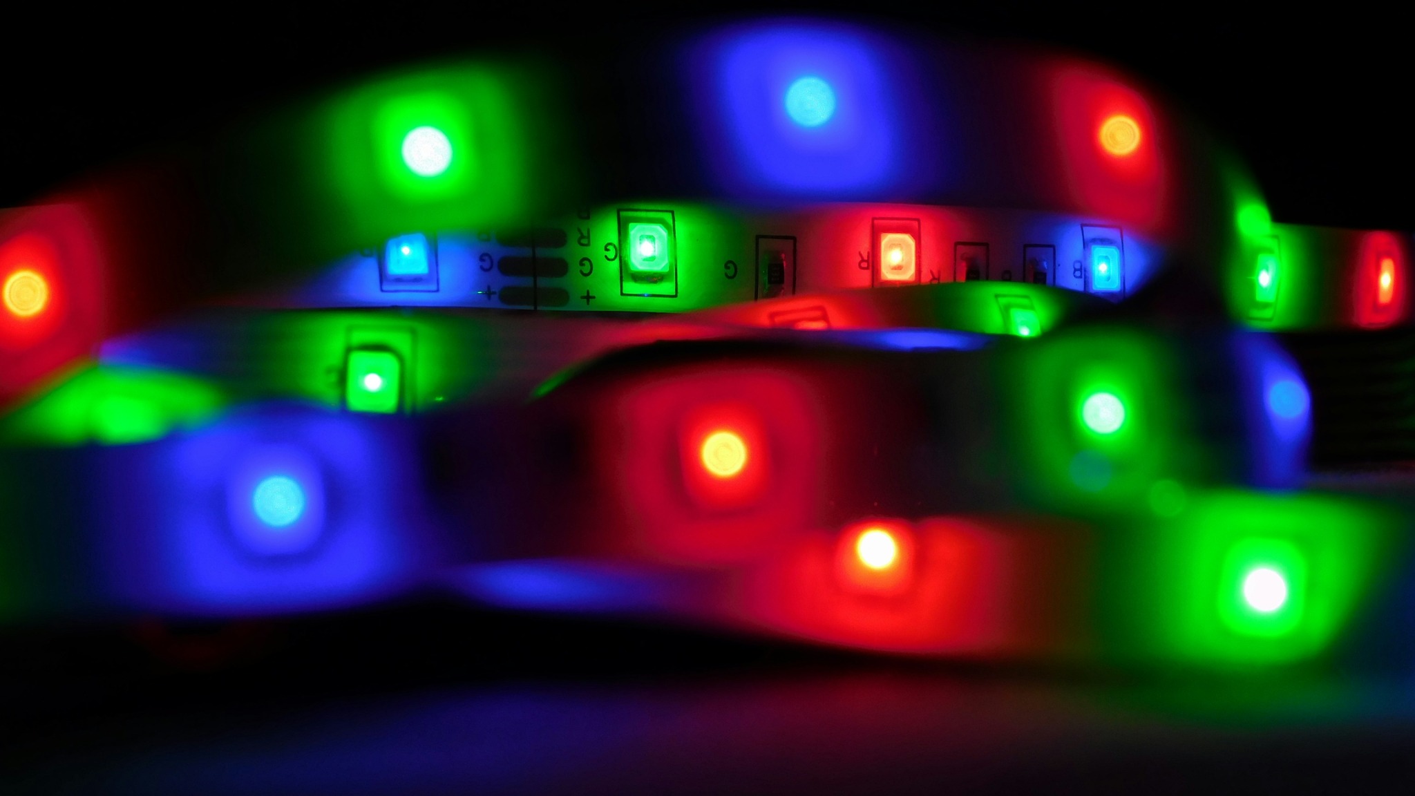 RGB LED strip lights